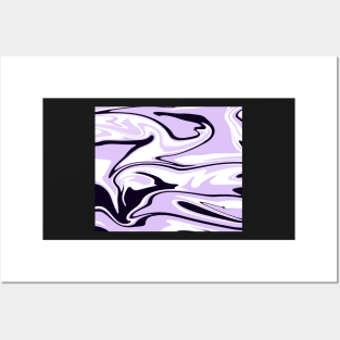 Marble color purple Posters and Art